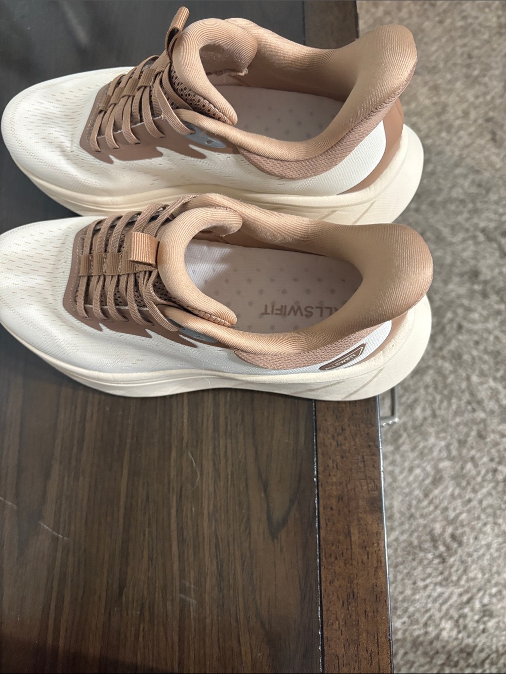 Women’s Allswifit 1.0 Neutral Cream & Tan Athletic Sneakers